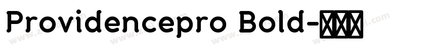 Providencepro Bold字体转换